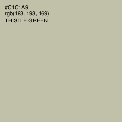 #C1C1A9 - Thistle Green Color Image